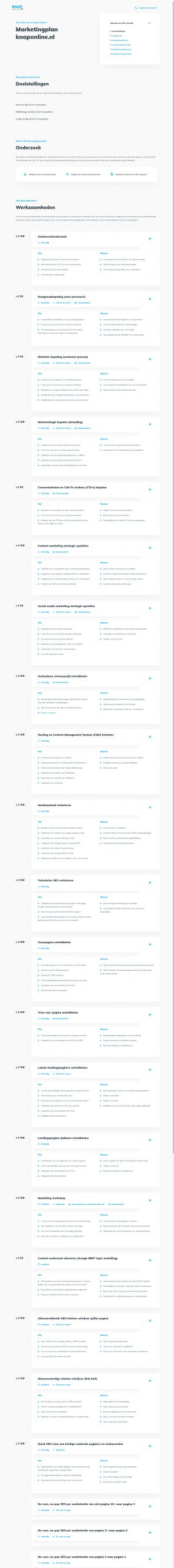 Voorbeeld marketingplan