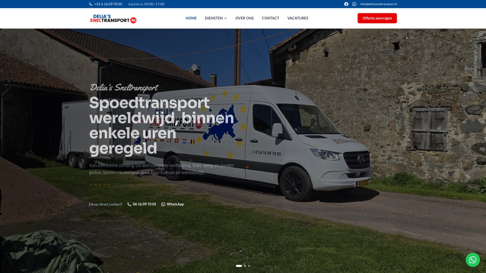 Delia’s Sneltransport